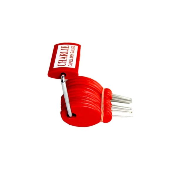 10-Piece Charlie Capillary Gauge Red