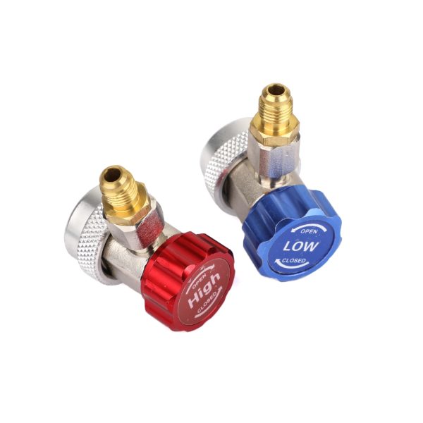 R134 A/C Standard Imperial Interface 2 pcs Quick Coupler Adapter for repairing household air conditioning system for Air condition for Garden