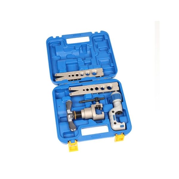 Pipe Expansion Tool, 5 in 1 Manual Pipe Flaring Tool Kit Copper Pipe Extender with Pipe Cutter and Deburring Tool - Image 2