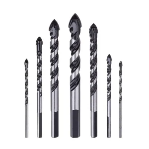 7-Piece Drill Bit Set Black