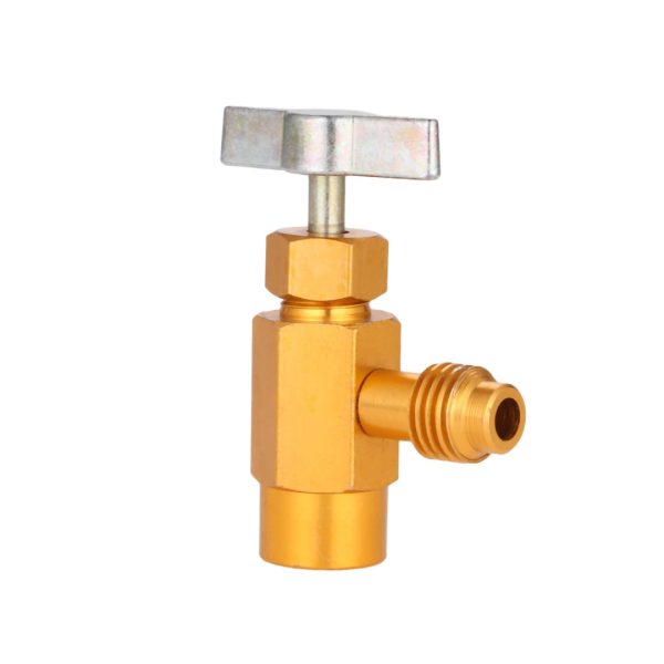 Aupoko R-134A Can Tap Premium R134A Dispenser Valve AC Coolant Bottle Opener, Suitable for Car Air Conditioning Charging (1/2 Acme Male Thread and Female Thread) - Image 2