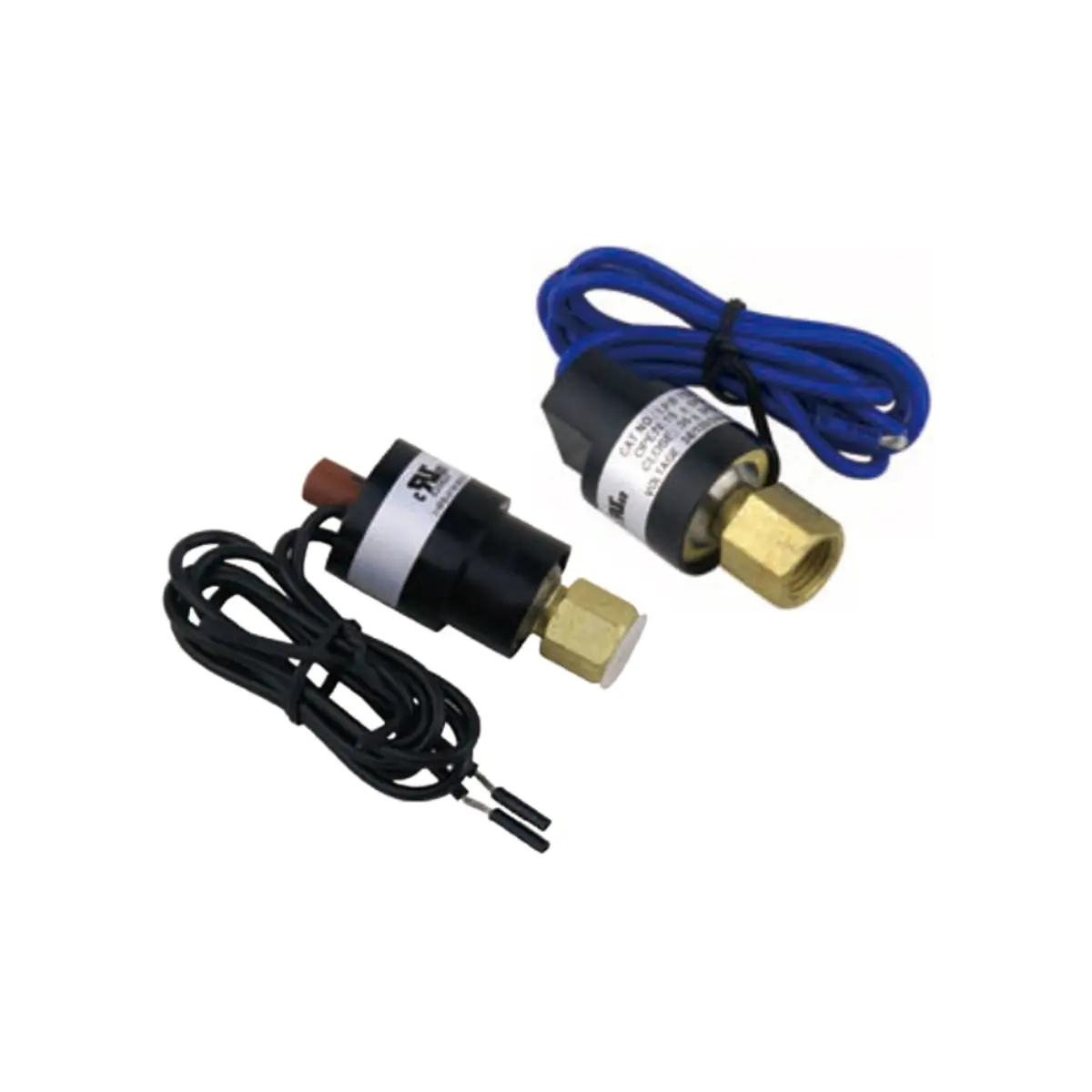 Dual low and high pressure control switch for HVAC compressor safety in all pressure ranges
