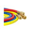 3 Pcs Refrigerant Charging Hose Replacement for R134a R12 R22 R502 3 Color Professional HVAC Hoses Kit Refrigerants AC Charging Tube Refrigerant Hoses Manifold Gauge Set - Image 2