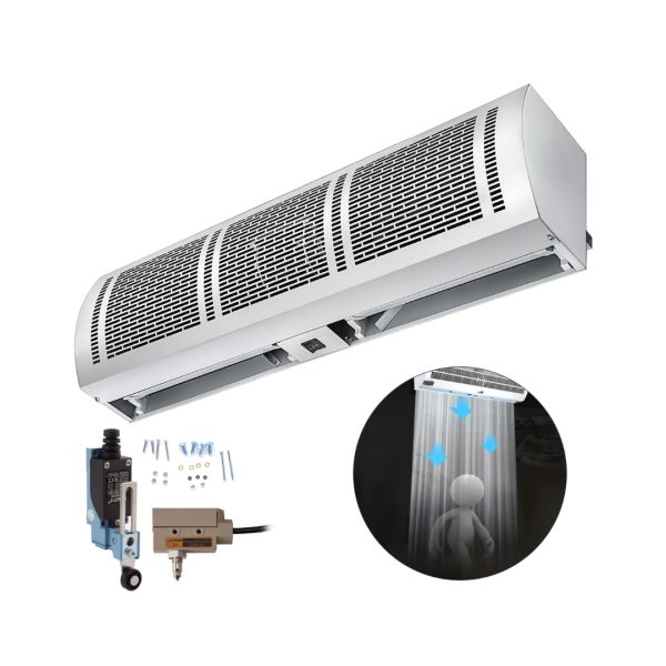 Al Ramiz High Air Volume Commercial Indoor Householir Curtain Large air Volume Automatic Thermostat Function Equipped with Remote Control Suitable for supermarkets Offices etc