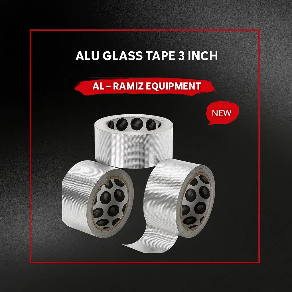 ARE Aluminium Tape 2 Inch and 3 Inch – high-quality HVAC duct insulation and sealing tape by Al-Ramiz Equipment