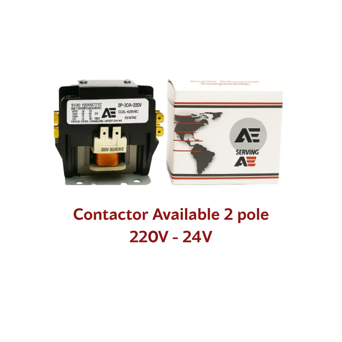 ARE 2 pole AC contactor 24V 220V replacement for air conditioner unit