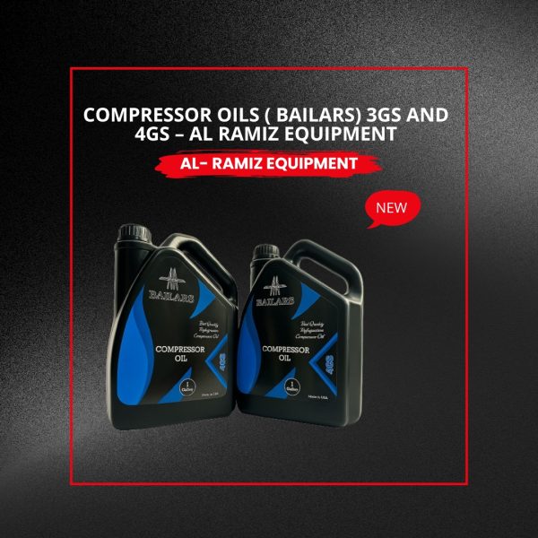 Compressor Oils ( BAILARS) 3gs and 4gs - Al Ramiz Equipment