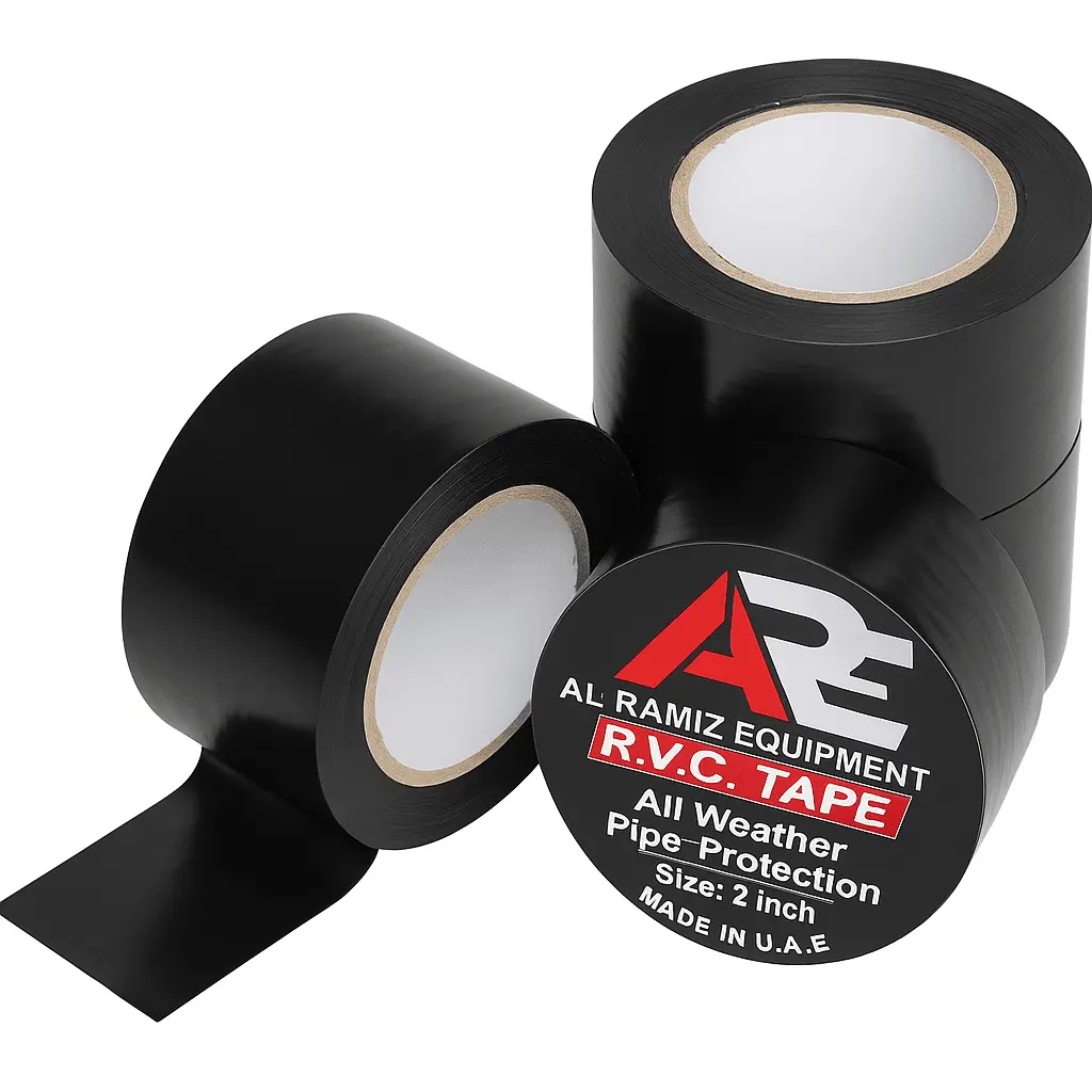 ARE PVC Wrapping Tape Black 2 Inch – durable insulation tape for electrical and HVAC applications
