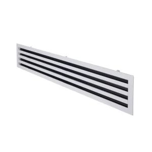 4SLOT RETURN GRILL 2000MMX150MM NECK (BLACK COLO R)