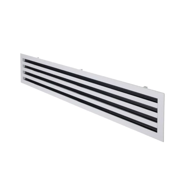 4SLOT RETURN GRILL 2000MMX150MM NECK (BLACK COLO R)