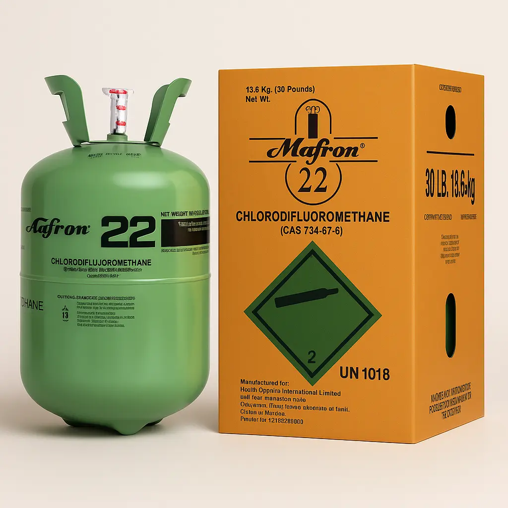 Refrigerant gas R‑22 Mafron (india)