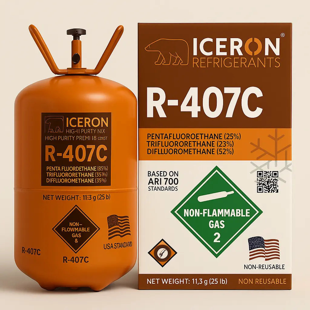 Iceron R‑407C Refrigerant Gas