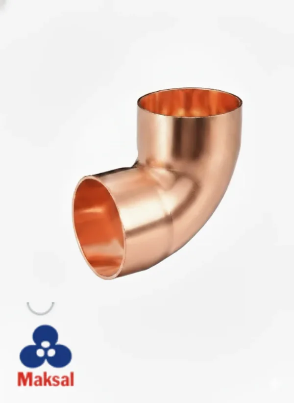 MAKSAL Copper Elbow (Various Sizes & Angles 38″ to 1 18″ 45° & 90°)