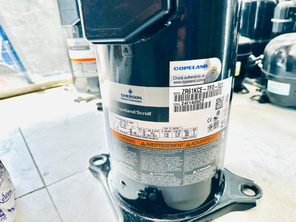 COPELAND COMPRESSOR ZR61KCE-TFD-522 - Image 3