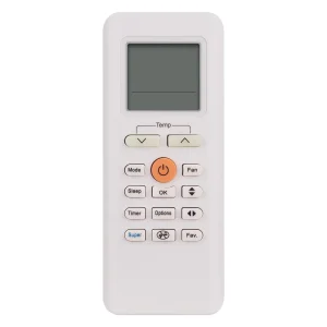 Midea A/C remote control compatible with Midea air conditioners
