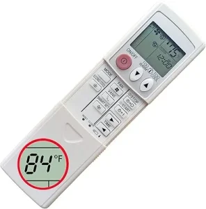 Mitsubishi A/C remote control for Mitsubishi air conditioner systems