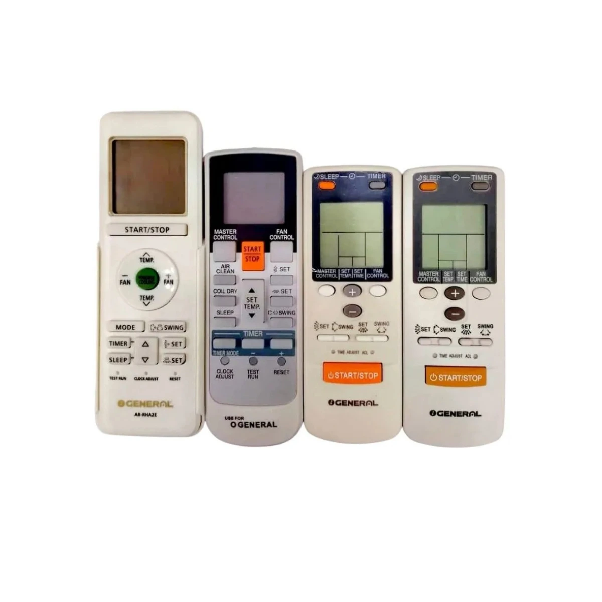 A/C remotes for O-General split and window air conditioners