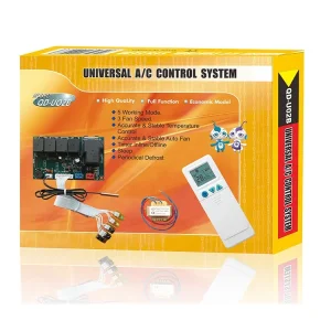 Universal PC Board QD-U02C+ for split AC units — durable and compatible AC control board.