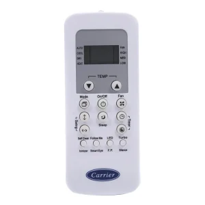 Carrier A/C remote control for Carrier air conditioner systems