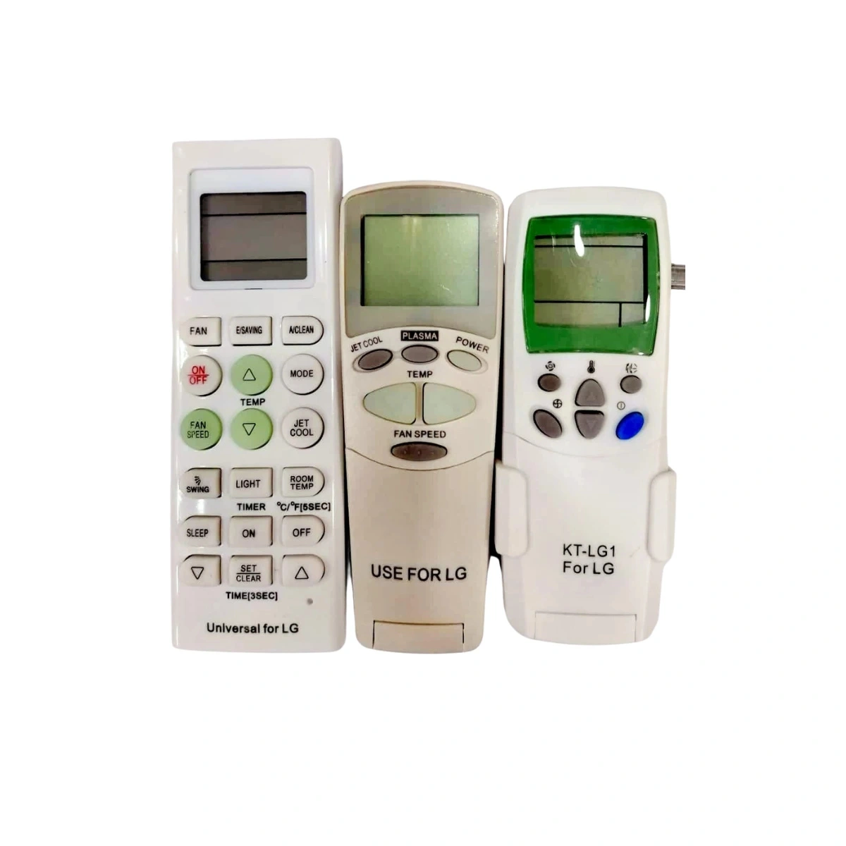 A/C remotes for LG air conditioners including AKB73757604, AKB74955603, AKB75095307, and AKB74455408 models
