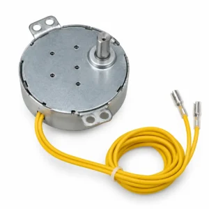AC synchronous swing motor 220-240V with D-cut shaft and yellow lead wires