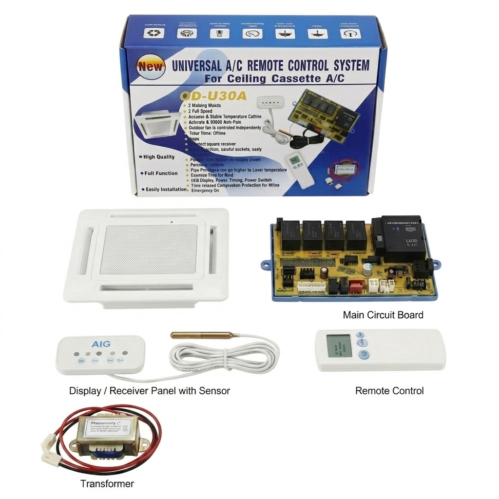 Qunda QD-U30A universal PC board replacement for split air conditioner