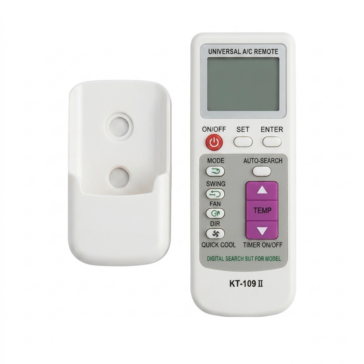 Universal A/C Remote Control KT-109 for split and window air conditioners