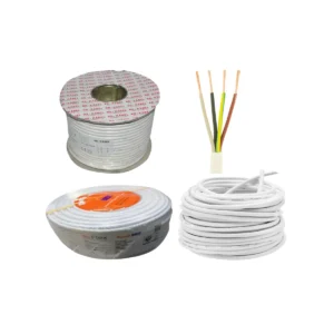 Coils of multi core flexible copper control cable for HVAC split AC electrical wiring